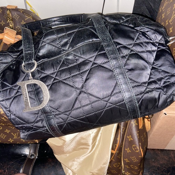 Auth CHRISTIAN DIOR Quilted Nylon  "Pre-owned". - Picture 3 of 13